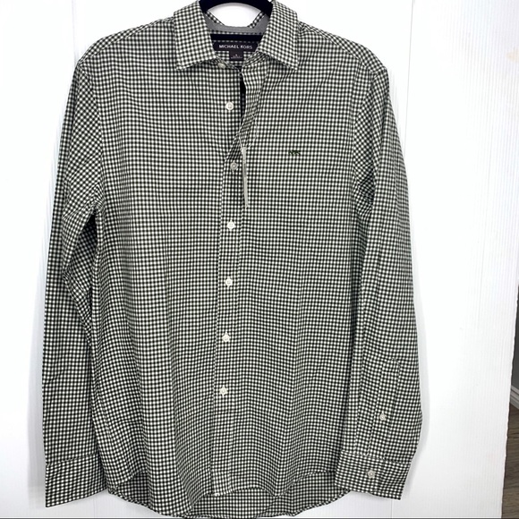 Michael Kors Other - Michael Kors Green Checkered Button Up S NWT